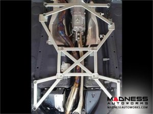 FIAT 124 Complete Under Body Ultra Light Aluminum Brace Kit - Four Piece